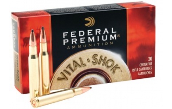 Federal premium Vital shok 223 Rem Nosler Partition 3.88g / 60gr