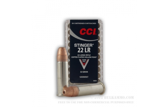 CCI Stinger 22 LR 2.07g / 32gr