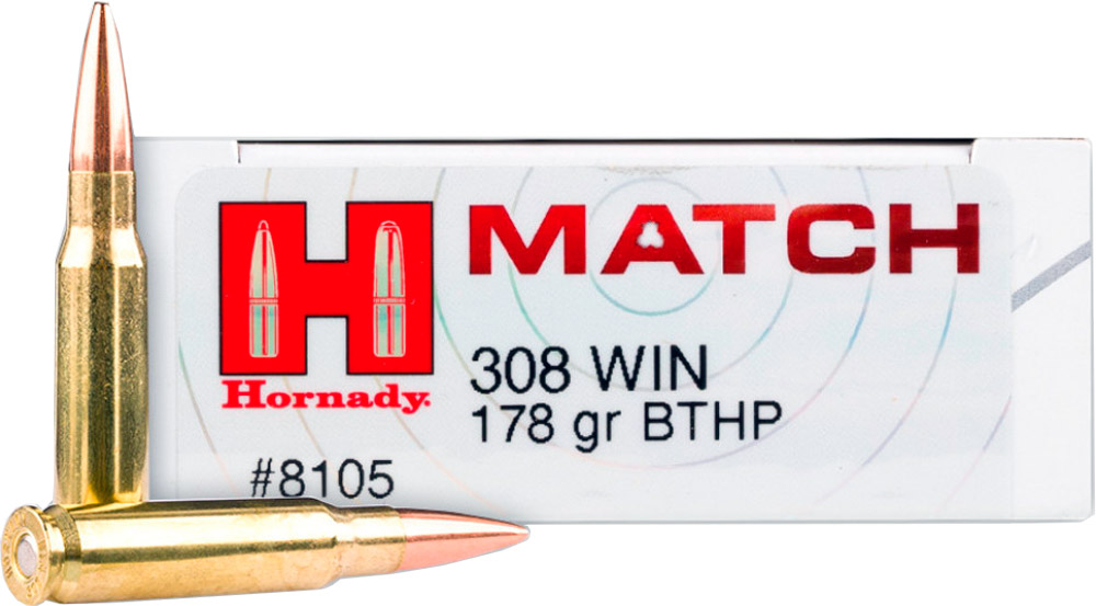 Hornady Match кал .308 Win BTHP 11.53g /178gr