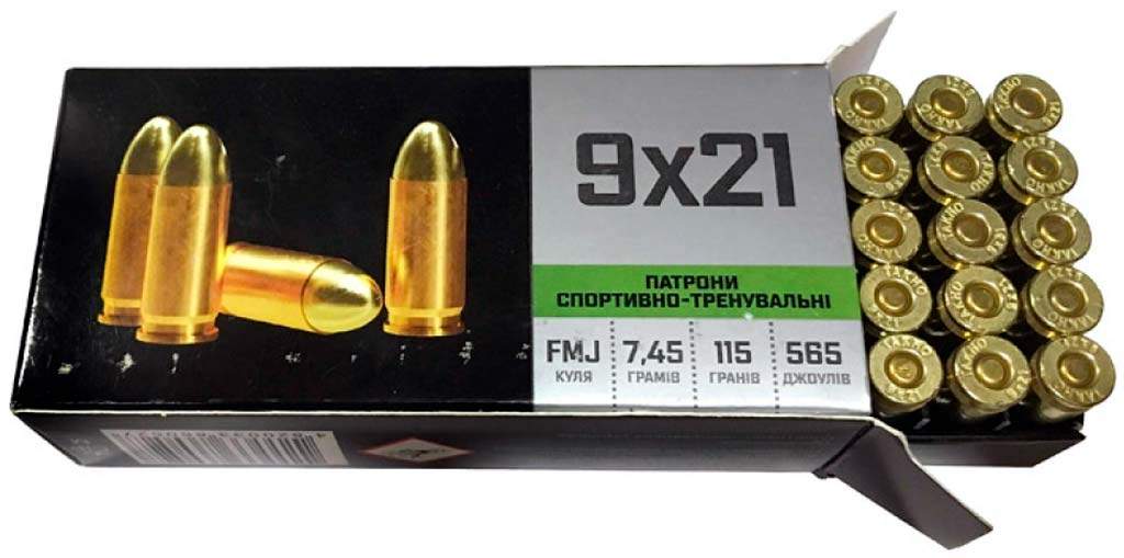 ТАХО кал. 9x21 Match FMJ