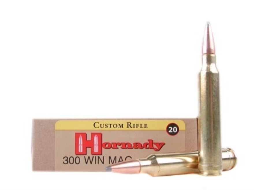 Hornady Custom Ammunition 300 Winchester Magnum 10.7g / 165gr